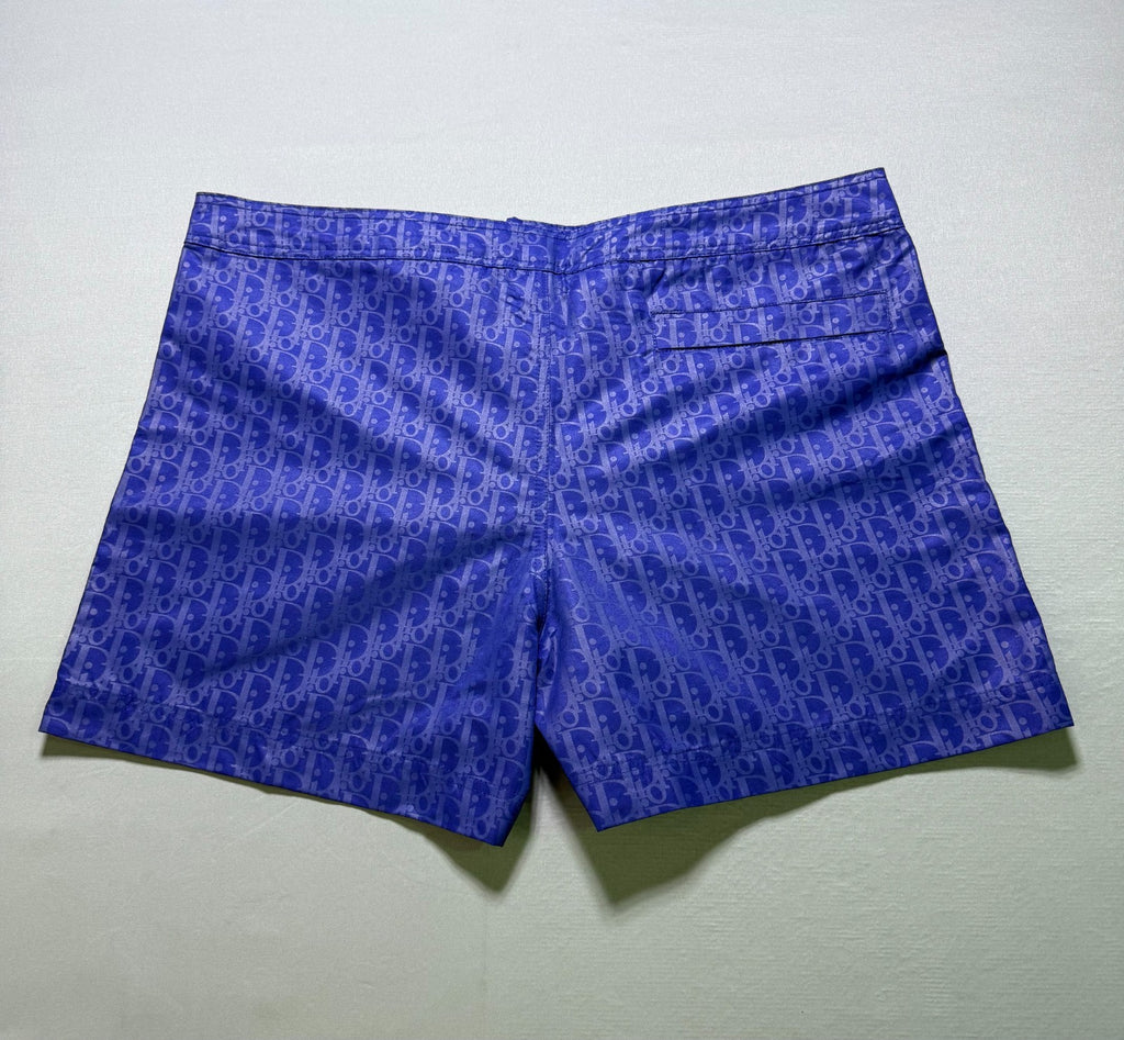 NWT Authentic Dior Oblique Shorts Men's size 2XL Blue Monogram Luxury Trunks