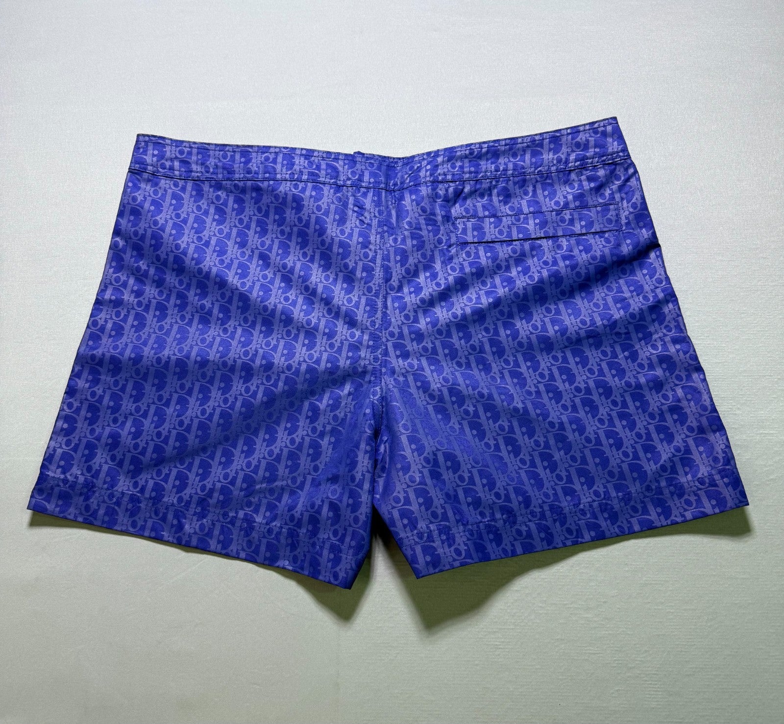 NWT Authentic Dior Oblique Shorts Men's size 2XL Blue Monogram Luxury Trunks