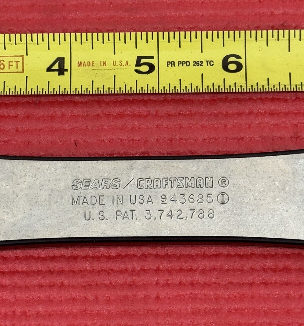 Vintage Craftsman 13/16” x 7/8” Ratcheting Box End Wrench 43685 Made in USA
