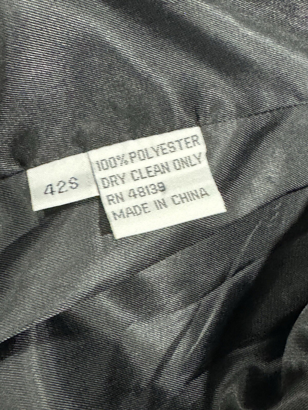 NEW Soprano Men's Size 42S Black Sports Coat Blazer Suit Jacket 3 Button