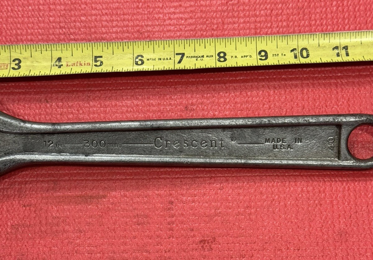 Crescent 12" Adjustable Wrench 12 In. 300mm  Crescent Wrench MADE IN USA