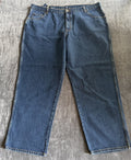 Basic Editions Regular Fit Men’s 46W X 32L Denim Blue Dark Jeans Classic NWT