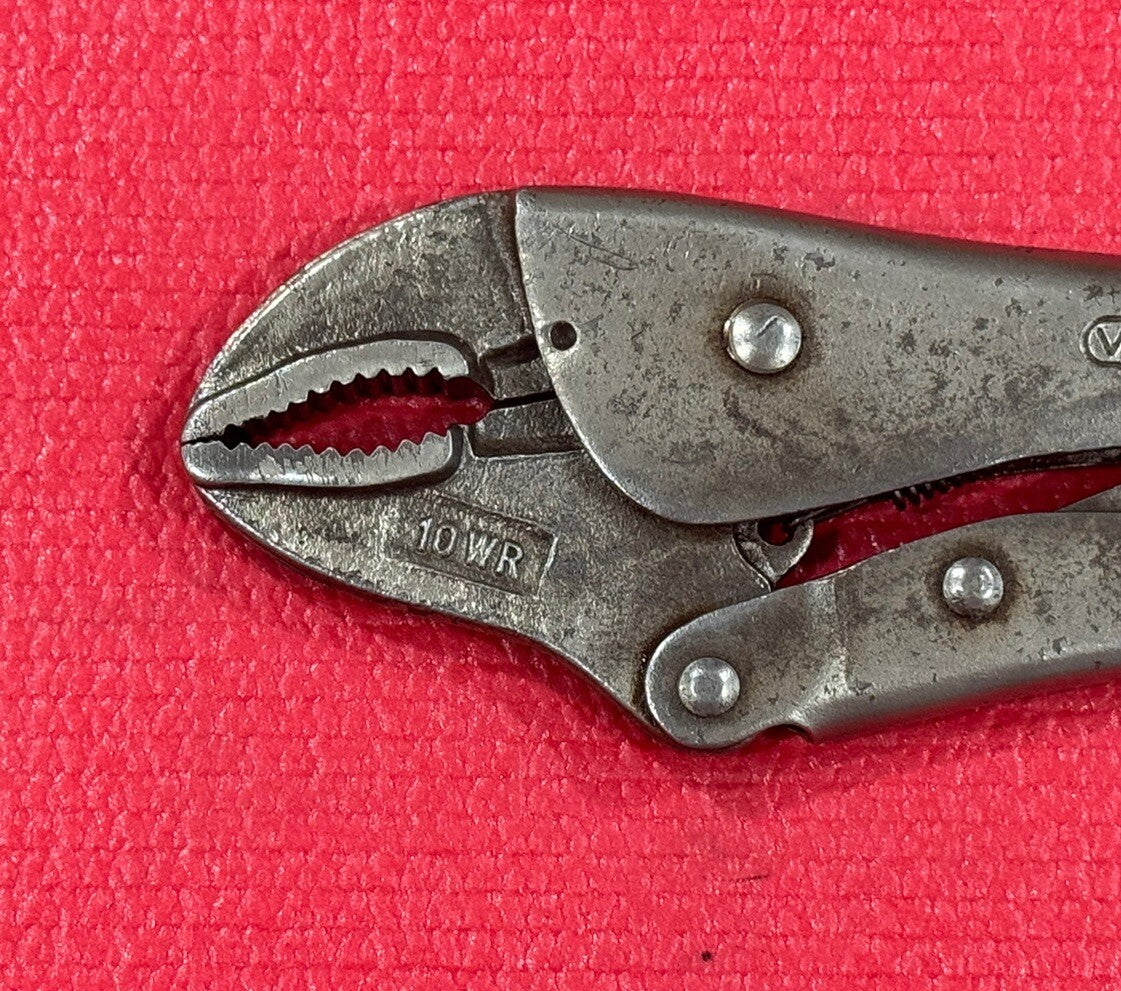 Vintage Rare ViseGrip Petersen Dewitt 10WR, 9" Locking Pliers Made in USA