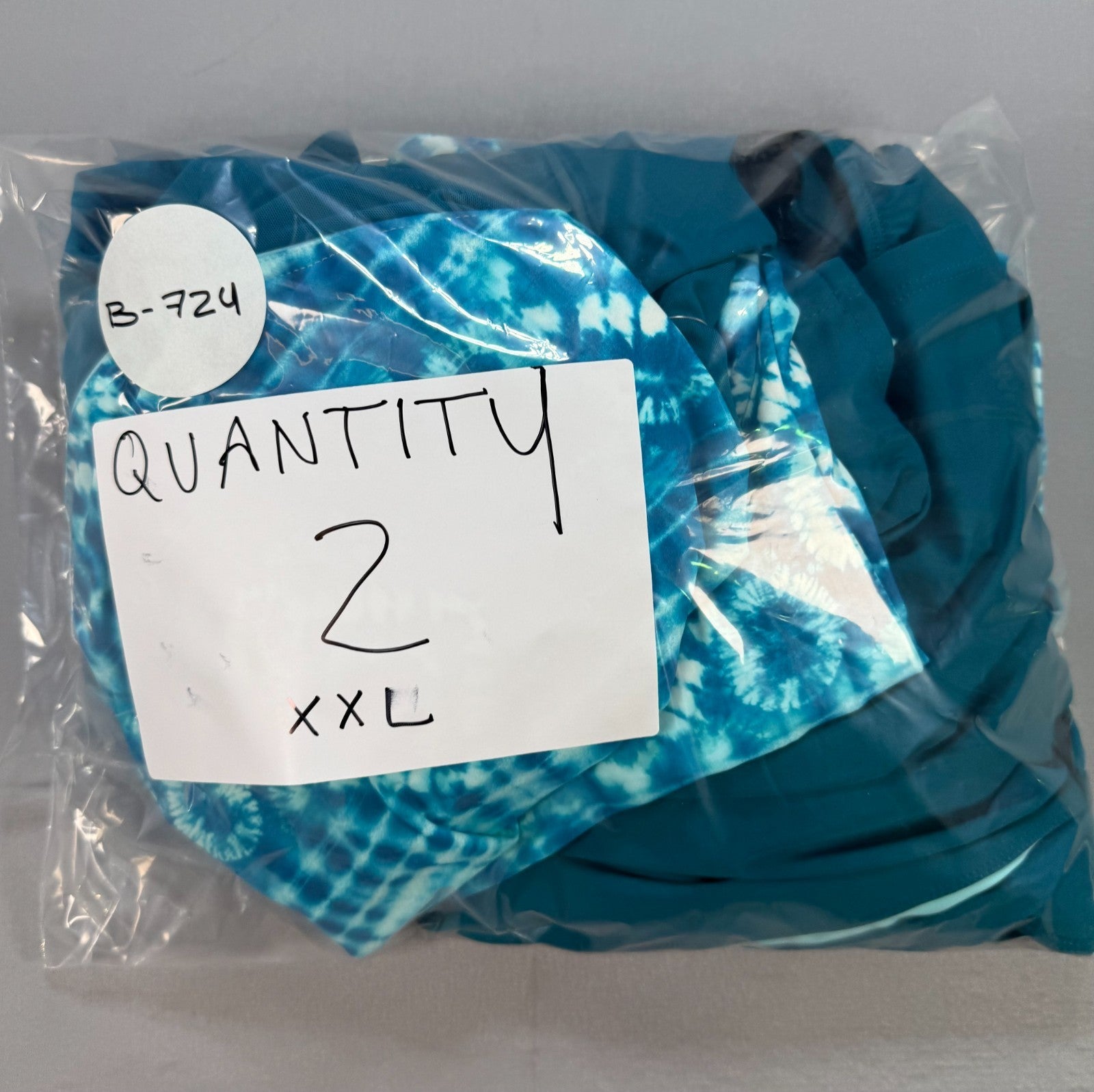 NWT Zeroxposur Highline Tankini Swim Set Women's 2XL Turquoise Beach Lightweight