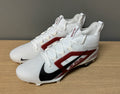 NEW Nike Alpha Menace 4 Elite Football Cleats White | Red MEN'S SIZE 13.5