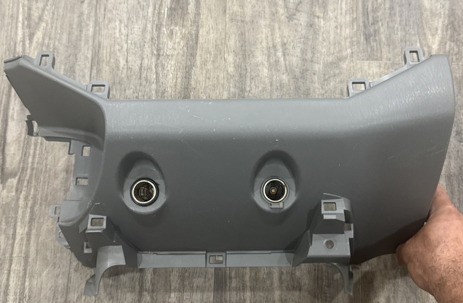 2005-15 TOYOTA TACOMA OEM GRAY LOWER CENTER DASH INSTRUMENT PANEL BEZEL TRIM