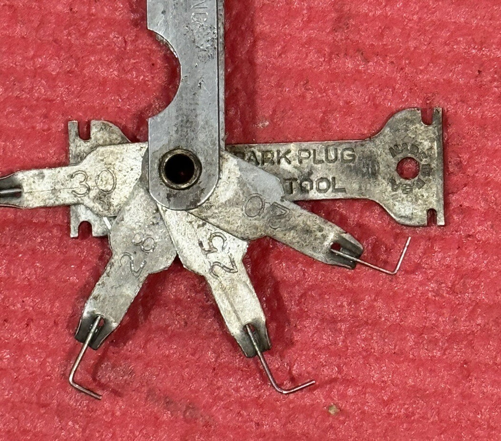 Vintage K Star Spark Plug Adjusting Gap Gauge Tool Made in USA
