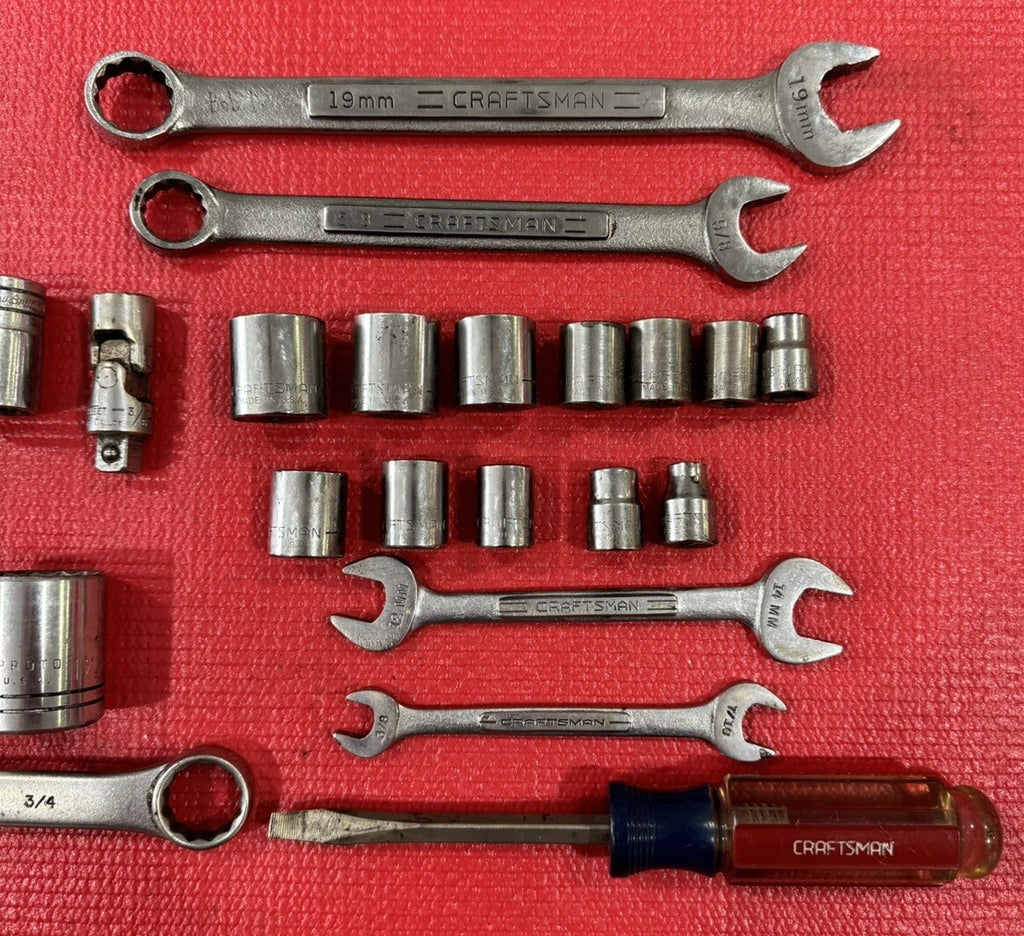 Vintage Lot of 30 USA Tools- Mac,S-K,Craftsman,Proto,NewBritain,Billings