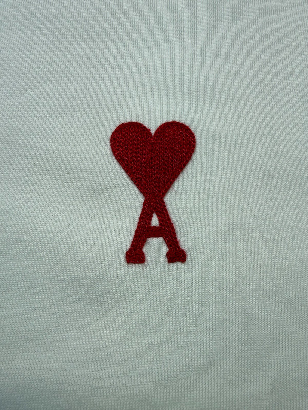 NWT Ami T-Shirt Men's X-Large White Short Sleeve Crew Neck Pullover Lightweight]