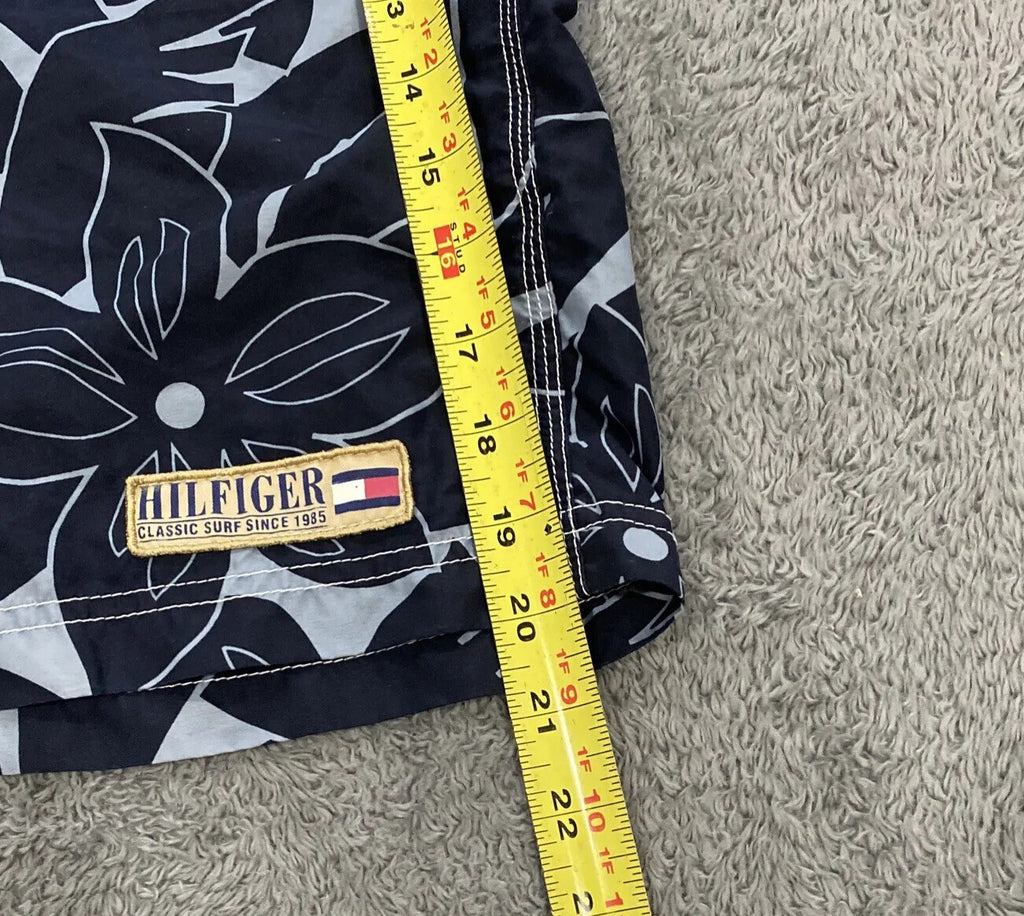 Tommy Hilfiger Vintage Large Floral Mens Swim Shorts Trunks Beach Board SurfSuit