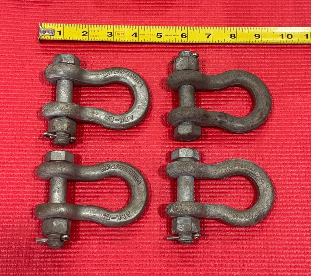 Vintage MPS/Bethea ASH-55, 4 PC Shackle Anchor Set