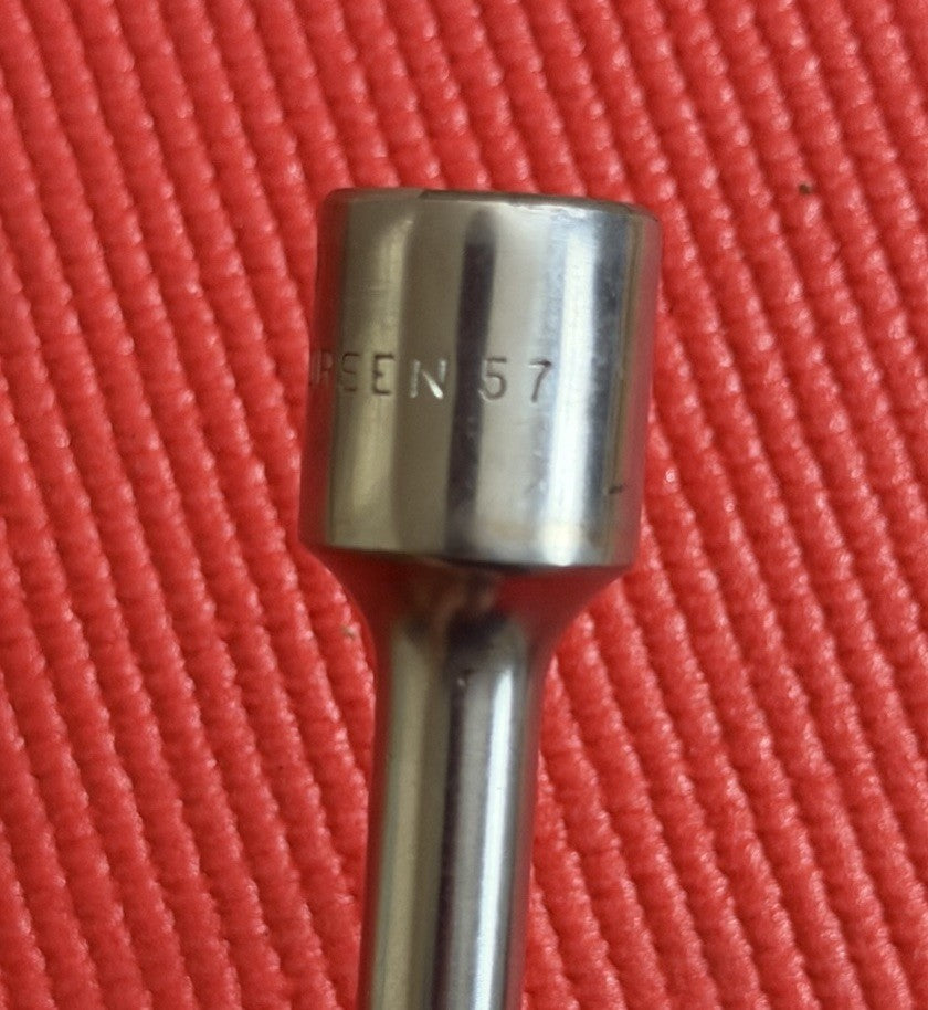Vintage Thorsen Tools No. 57  10" Chrome Extension 1/2" Drive Made In USA