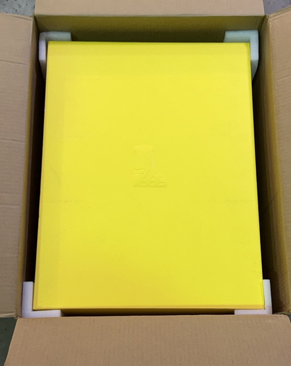 MSCHF X CROCS BIG YELLOW BOOTS CROCS SIZE 10 NEW WITH BOX