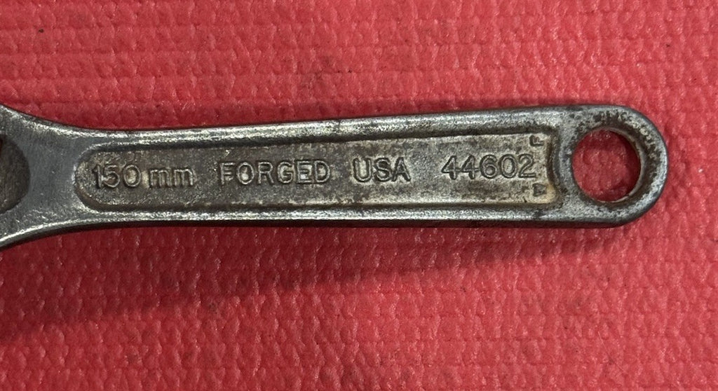 Vintage Craftsman 44602  6" Adjustable Wrench Tool Made in USA