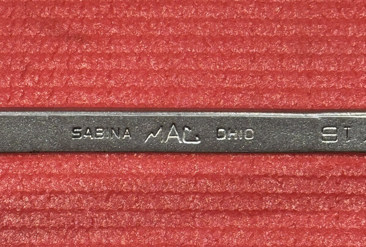 MAC Tools Sabina Ohio, OB1618, 1/2" x 9/16" Flare Nut / Line Wrench, 6 Point USA