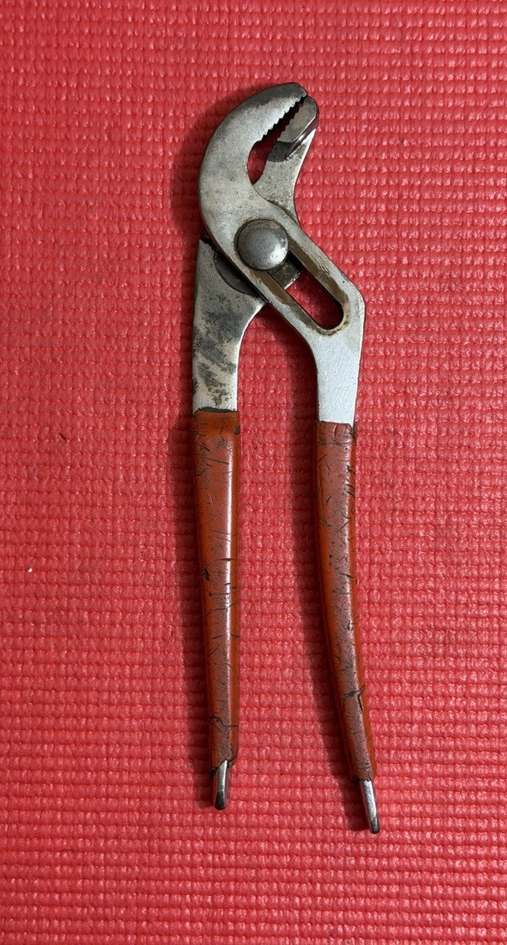 Vintage Snap on Tools 90AP 9" Adjustable Pliers Tongue Groove Underline Logo USA