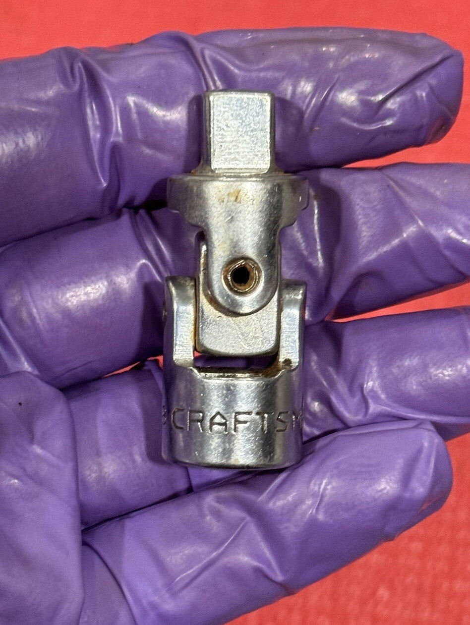 Vintage Craftsman V Series, 3/8" Drive Universal Joint Swivel Socket Made in USA