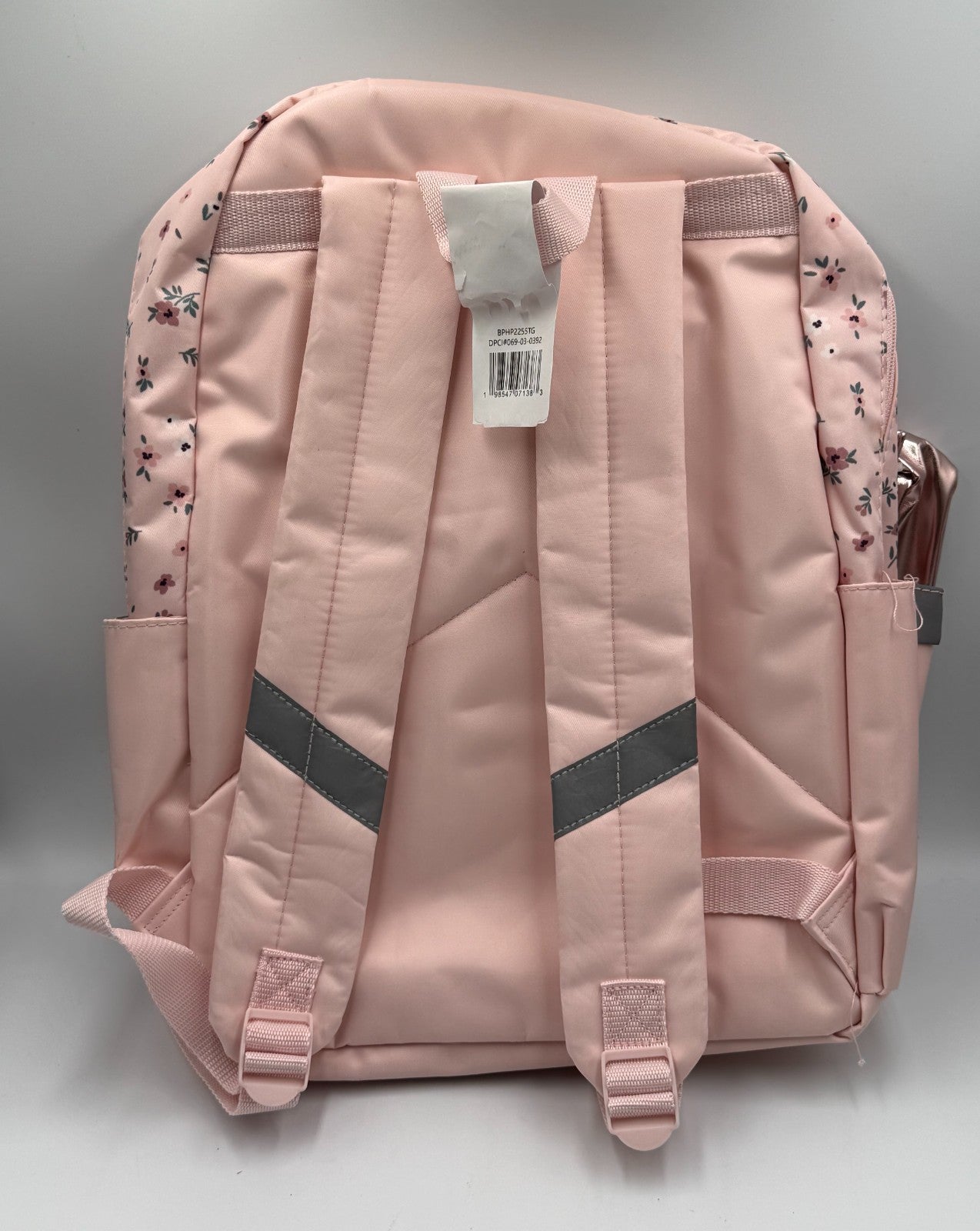 Locker Club Kids' 16L Nylon Backpack with Headphone Pencil Pouch - Assorted Pink