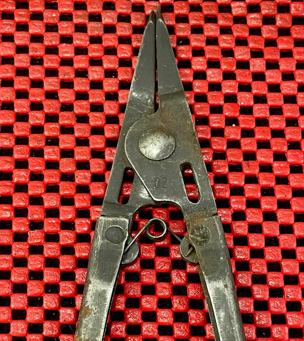 Waldes Truarc 02 Black Oxide 6" Snap Ring Pliers VINTAGE Made In USA  N5
