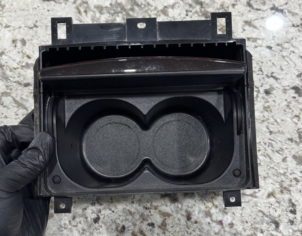 2011-2019 INFINITI M37 M56 M35H Q70 OEM CENTER CONSOLE CUP HOLDER WOODED ASSY