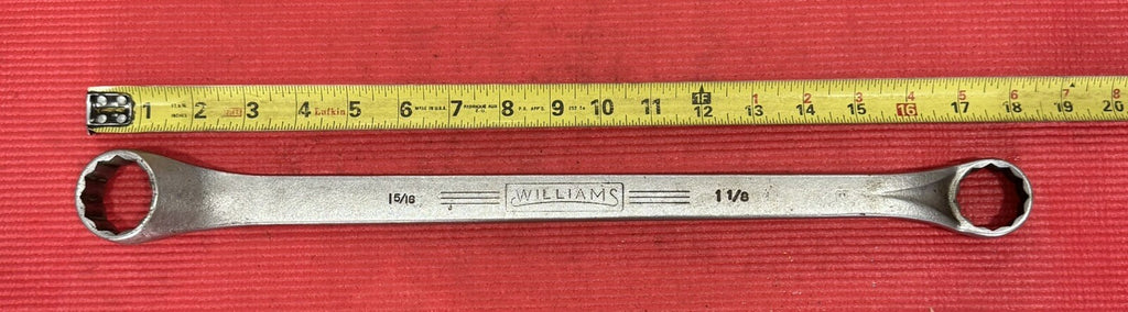 Williams SUPERRENCH 1-5/16" x 1-1/8" 8037A Offset Box Wrench Made In USA