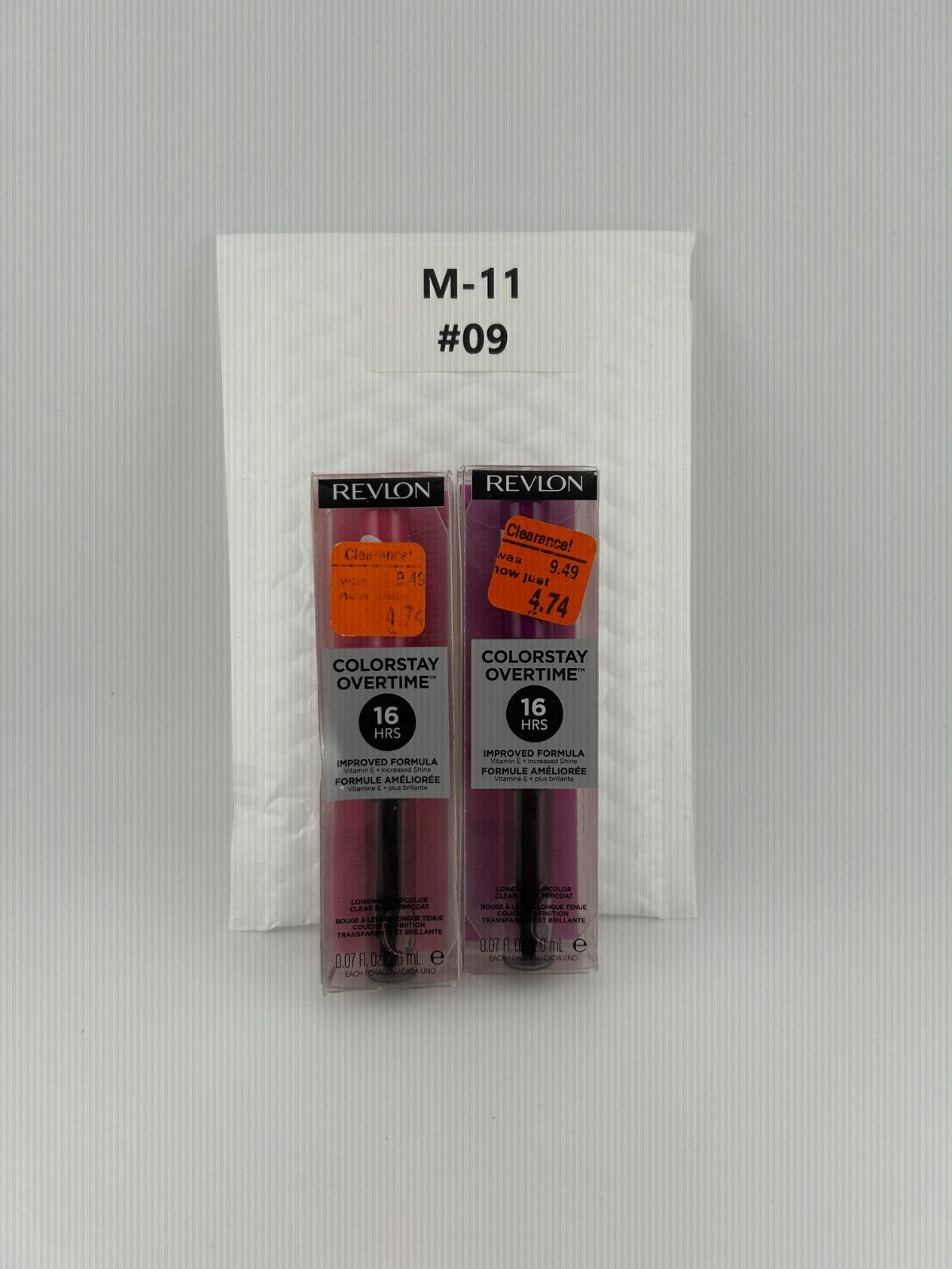 Set of 2 Revlon ColorStay Lipcolor #490 or Keeps Pink #520 Never Ending Purple