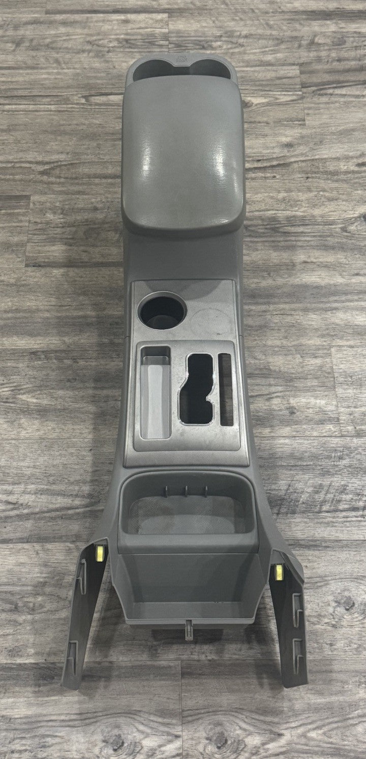 2005-09 TOYOTA TACOMA OEM FLOOR CENTER CONSOLE ASSEMBLY W/ TRIM LID GRAY GENUINE