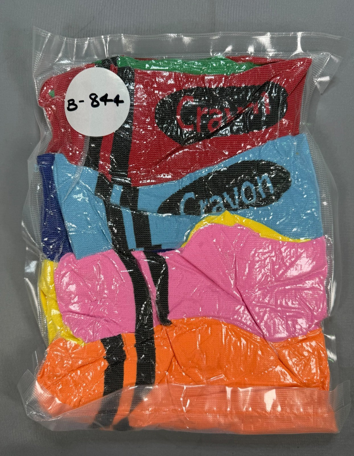 Glitopper Crayon 4/8 Pairs Halloween Crayon Costume Socks Girls Funny Rainbow