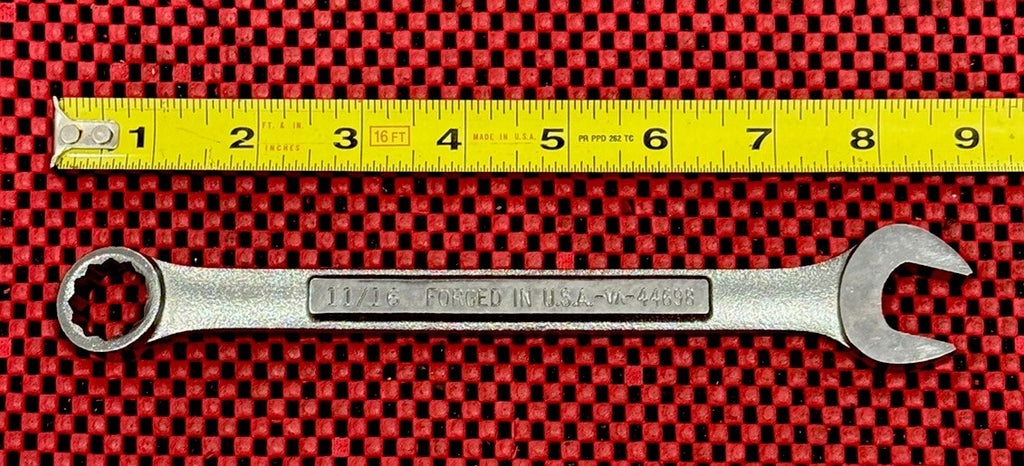 Craftsman NEW VA 44698 11/16” 12 Point Combination Wrench Vintage Made in USA N3
