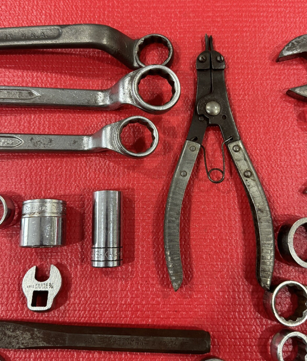 Vintage Lot of 30 USA Tools- Snap-on,S-K,Craftsman,Proto,K-D,BlackHawk,Husky
