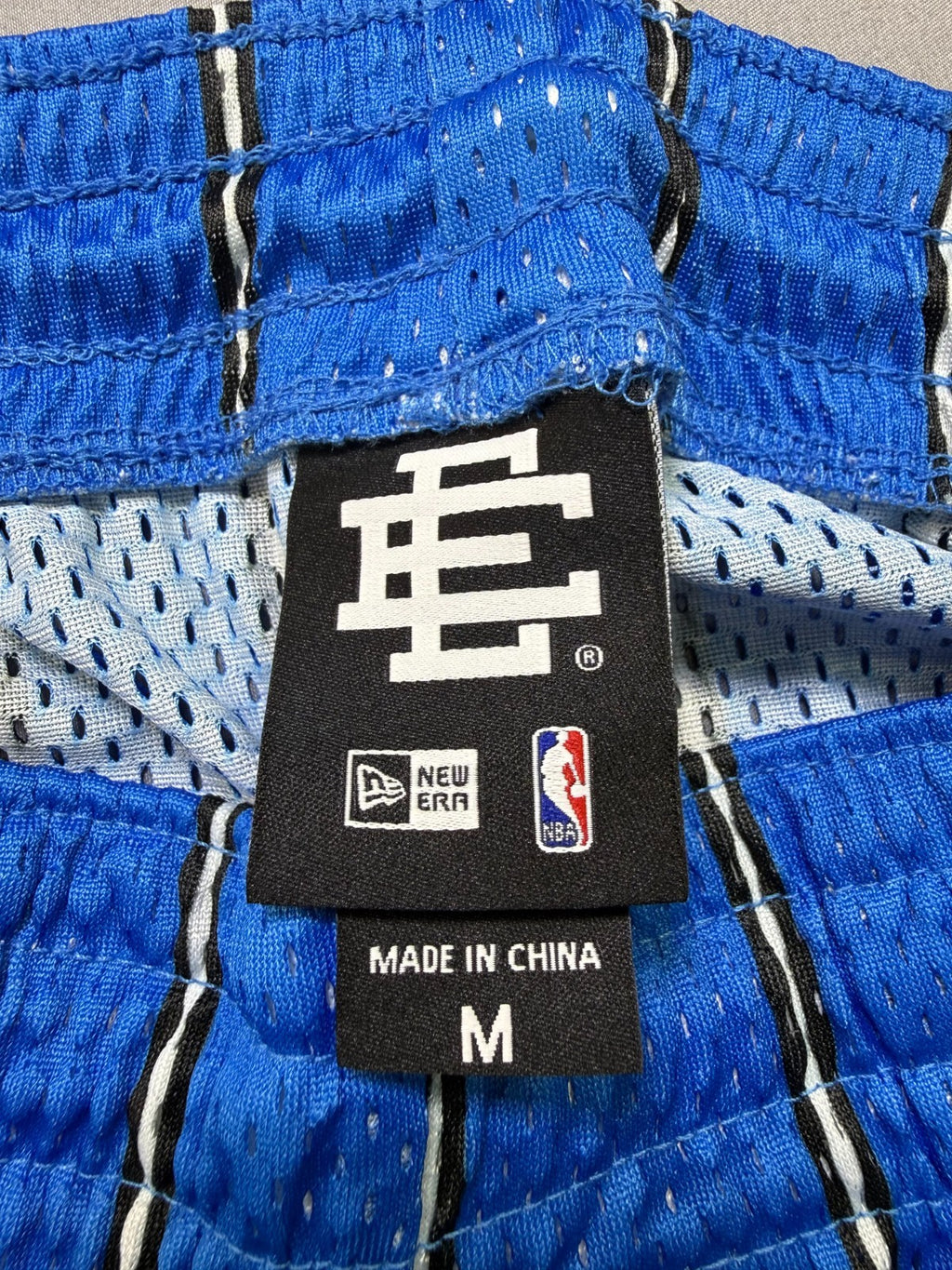 NWT New Era X NBA Eric Emanuel Orlando Magic Shorts Men's Medium Blue Athleisure