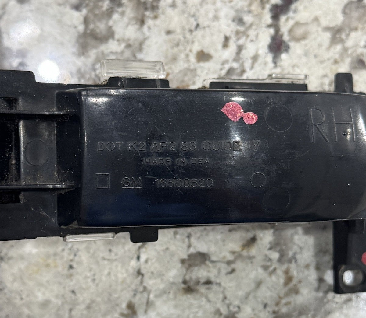 1988-1996 C4 Corvette Rear Bumper Side Marker Light Passenger Side RIGHT OEM GM