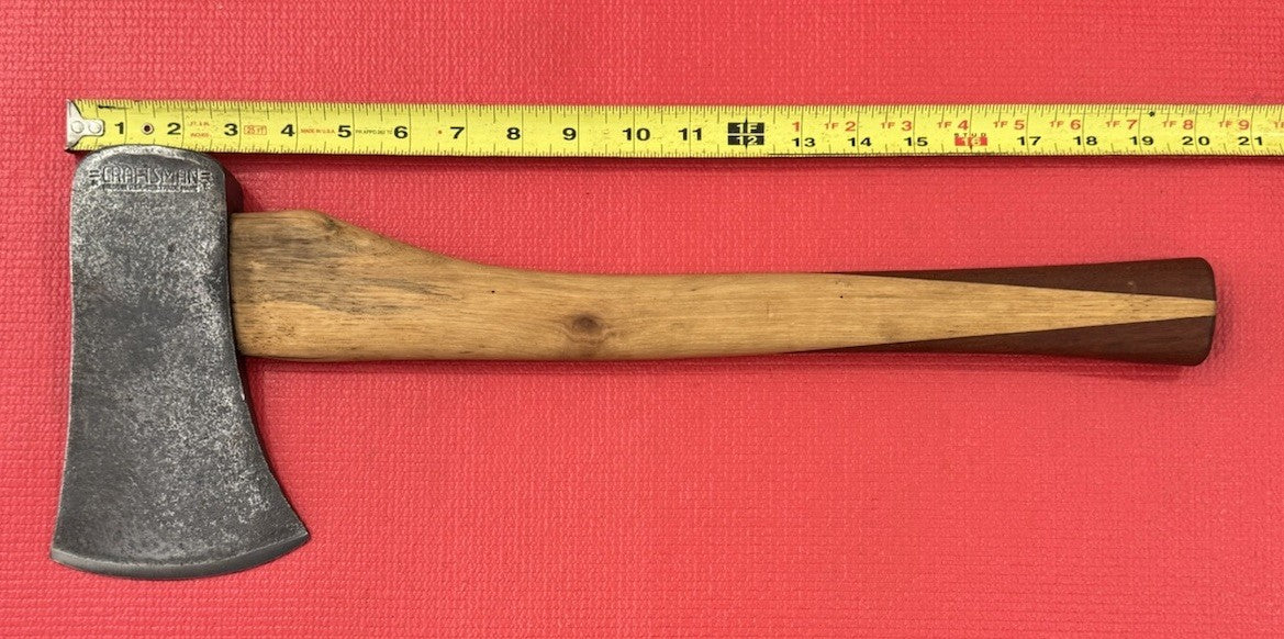 Vintage Craftsman Axe Single Bit 4 lb. New Wood Handle =M= Made In USA