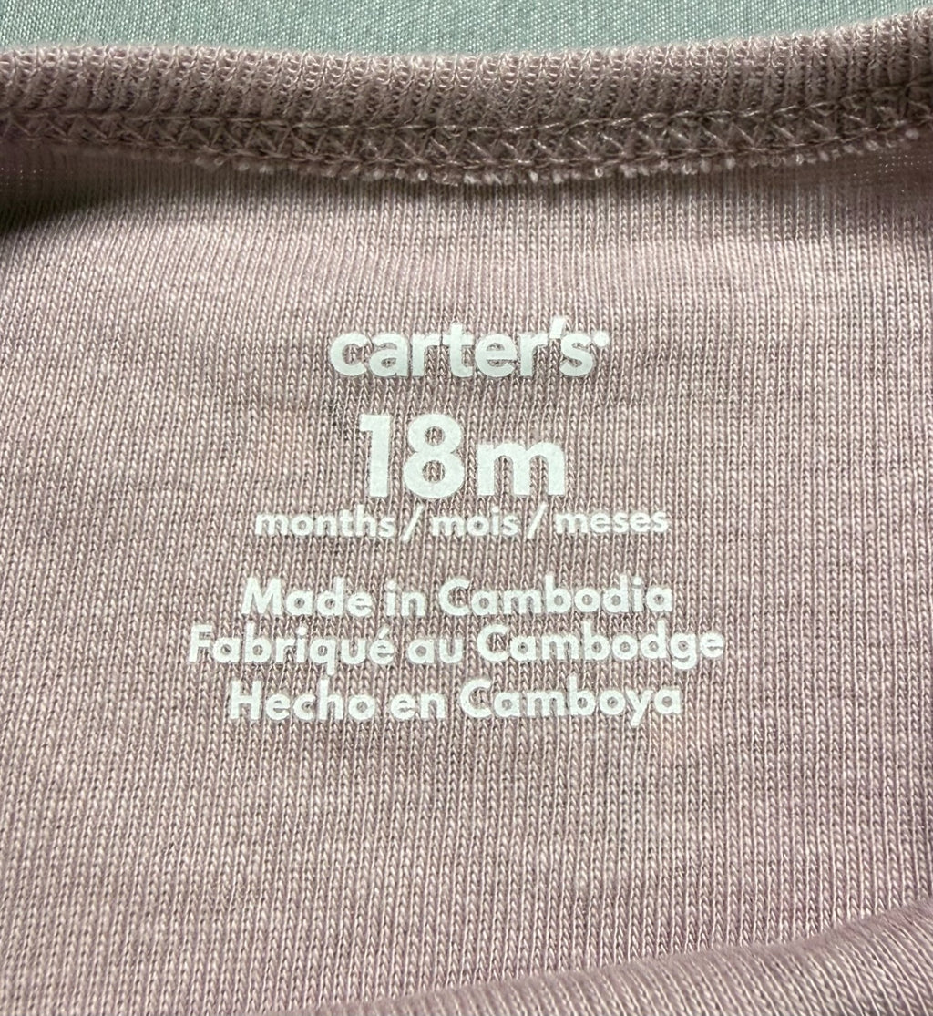 NWT Carter's Snug Fit 3-Piece Outfit Set Baby Girls 18M Multicolor 100% Cotton