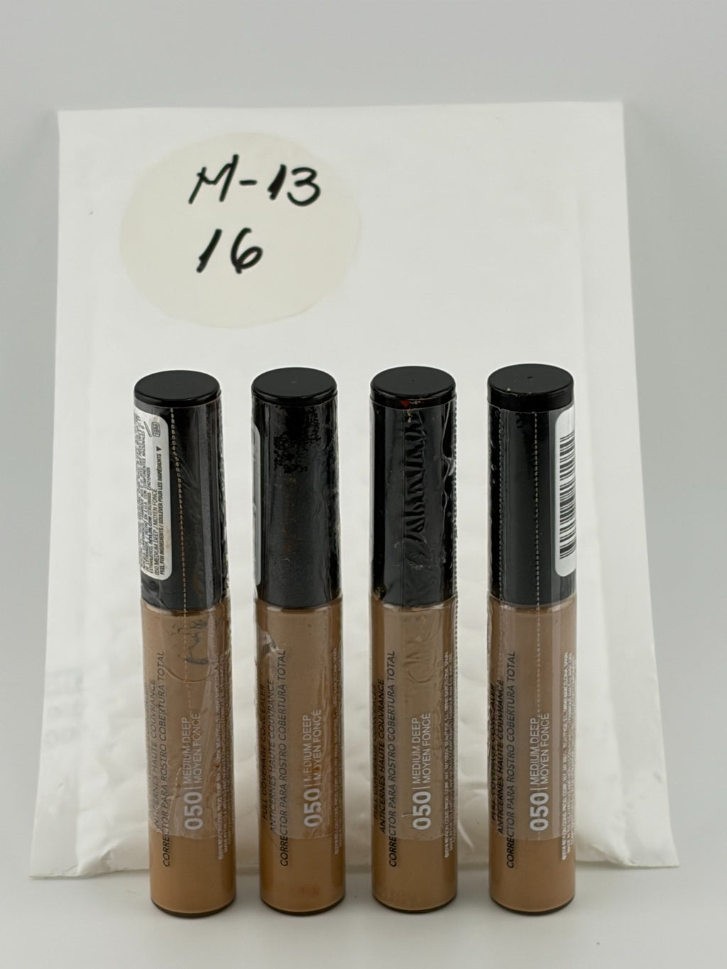 Revlon ColorStay Full Coverage Concealer Makeup 18M 50 Medium Deep - Set of 4