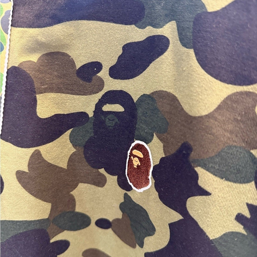 Bathing Ape - Green Camouflage T-Shirt - Brand New