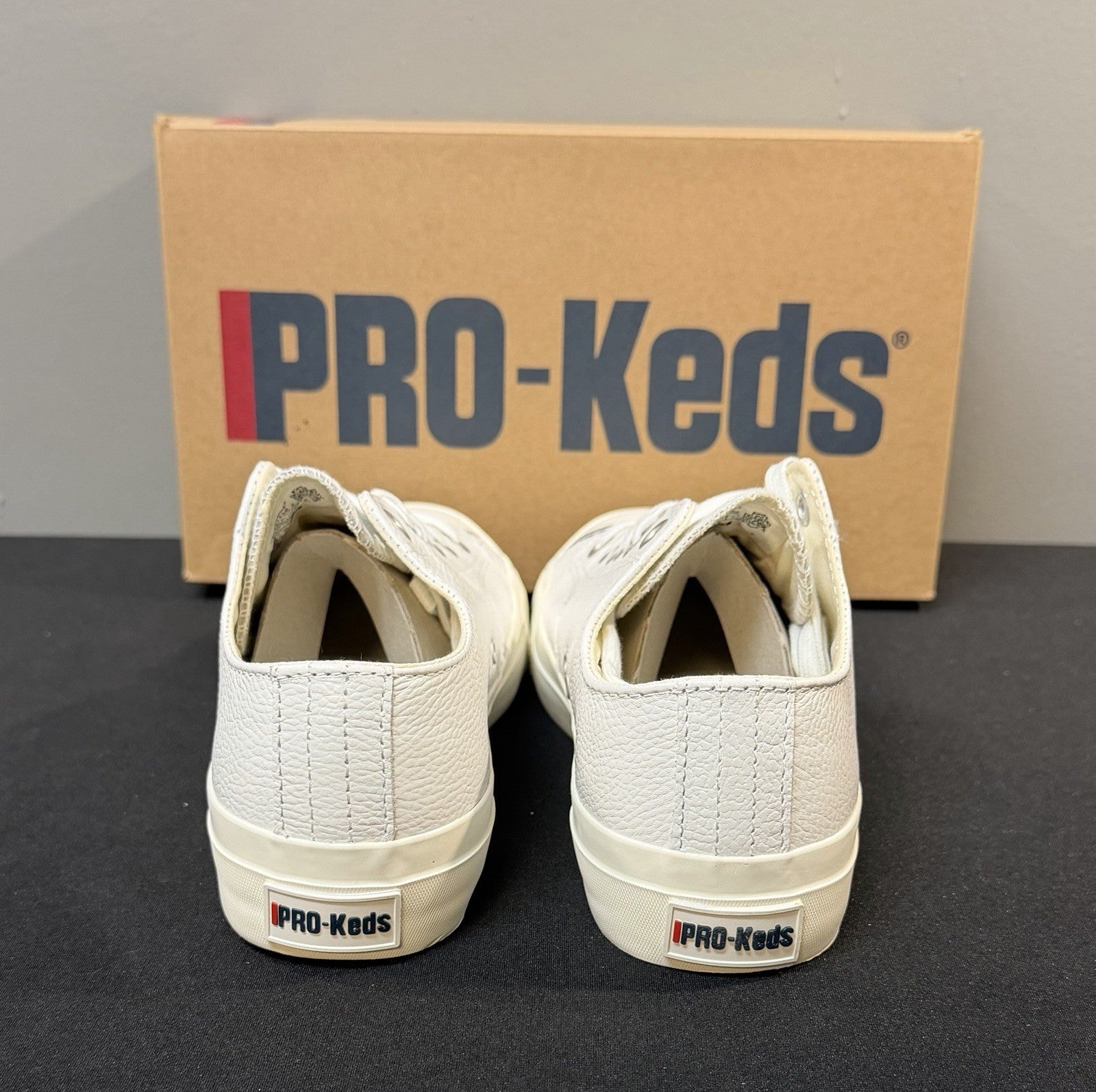 Pro-Keds Royal Lo Lace Up Men's Size 11.5 (M) White Leather Shoes Sneaker NWB