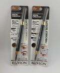 Lot Of (2) Revlon Colorstay Brow Creator Micro Tip Pencil | 605 - Soft Brown