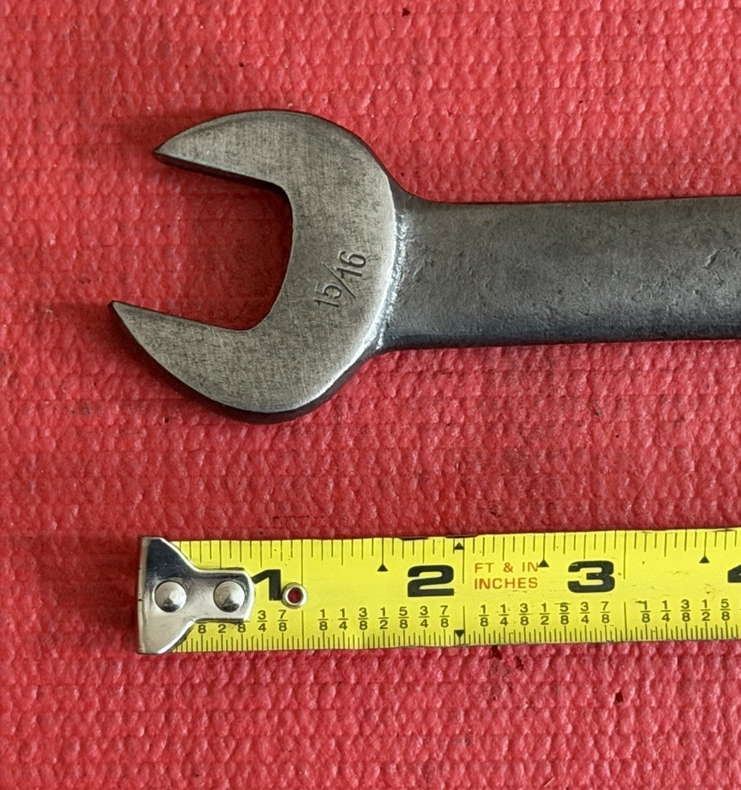 Armstrong Tools 1033-C  15/16" x 1" Open End Wrench Chrome Vanadium Made In USA