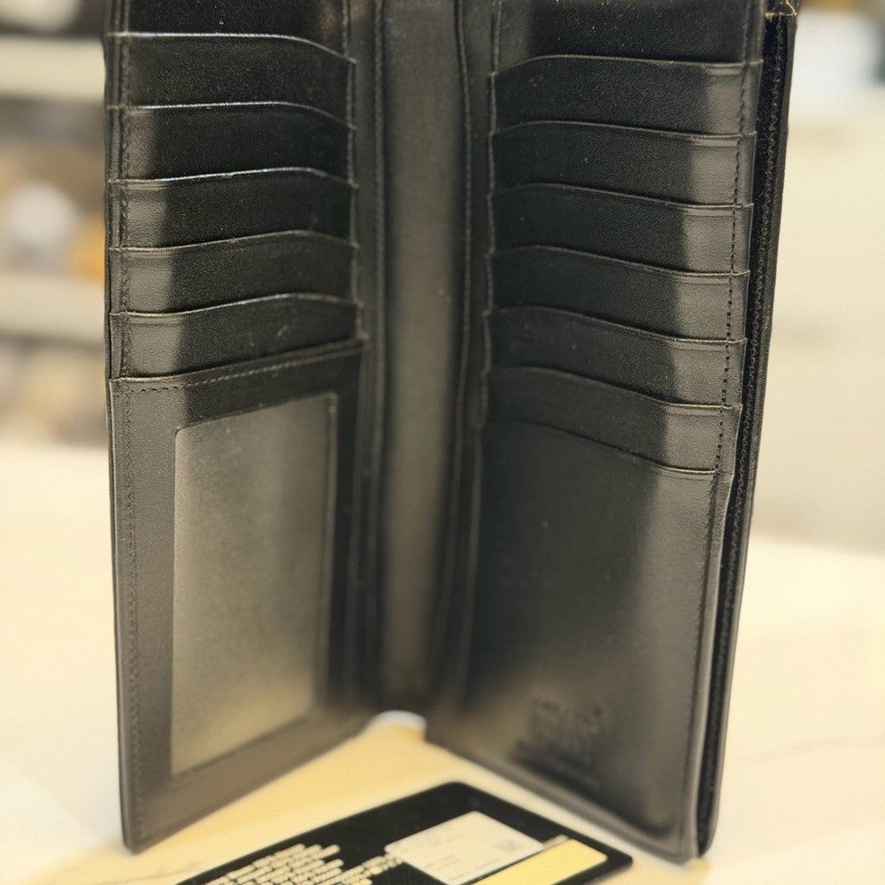 Montblanc - Black Leather bifold Wallet