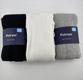 NEW Petrass Cotton Tights Girls 9-10 Years Cable Knit Seamless Dance - 3 Pack
