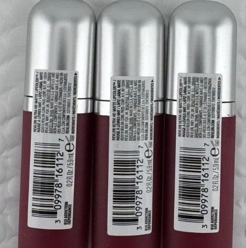 Revlon Ultra HD Matte Lipcolor Women Lightweight Matte Liquid Lipstick Pack of 3