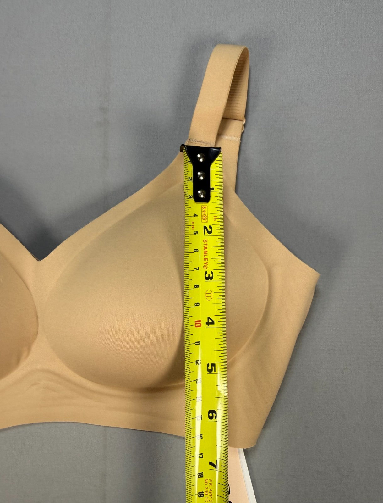 NWT OEAK Wireless Bra Women's Beige Comfort Seamless Size Small Full Coverage