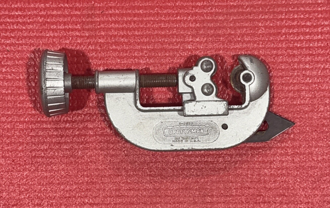 Vintage Craftsman Pipe Tube Tubing Cutter 1/8" - 1" 5533 Made In USA  Rare