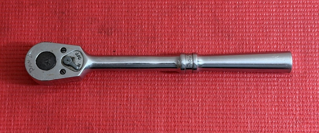 Par-X by Snap-on UR71  1/2" Drive Ratchet USA Chrome 10" long Made In USA