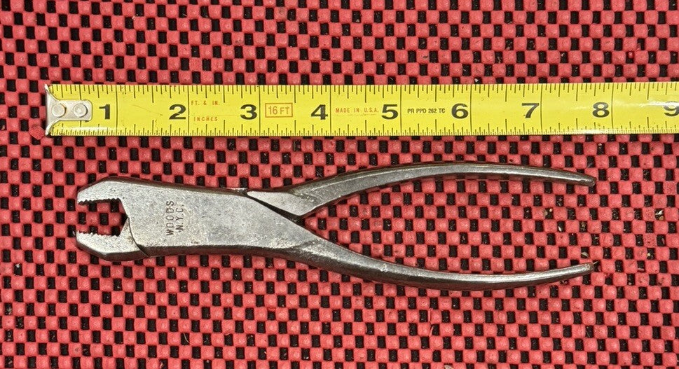Vintage WOODS N.Y.C. Tools Battery Terminal Pliers Made in USA Rare  M7