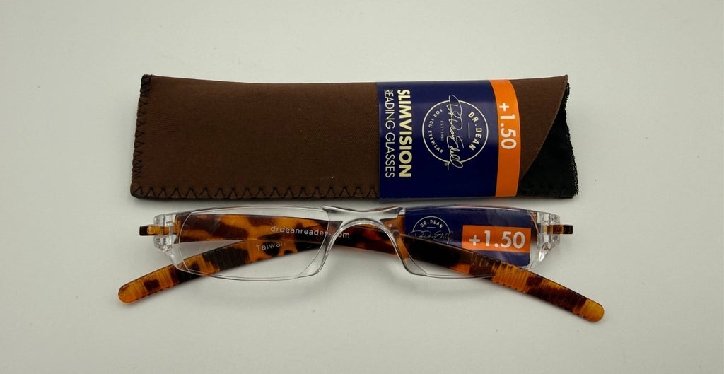 ICU Eyewear by Dr. Dean Edell Slim Vision Reading Glasses +1.50 Magnification
