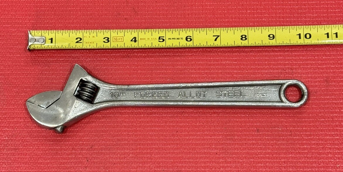 Vintage Thorsen Allied 10” Adjustable Wrench Crescent Forged Alloy Steel Spain