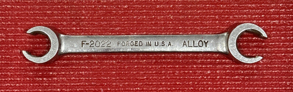 Vintage S-K Tools F-2022 5/8" X 11/16" Open End Flare Nut Wrench Made In USA Sk