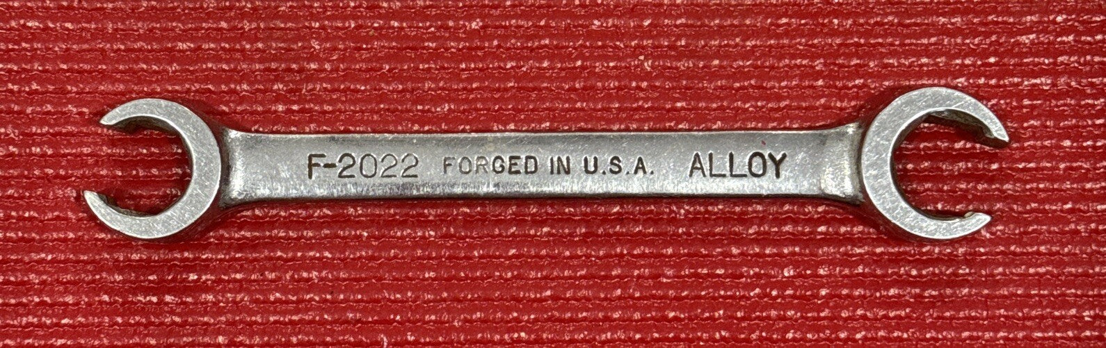 Vintage S-K Tools F-2022 5/8" X 11/16" Open End Flare Nut Wrench Made In USA Sk